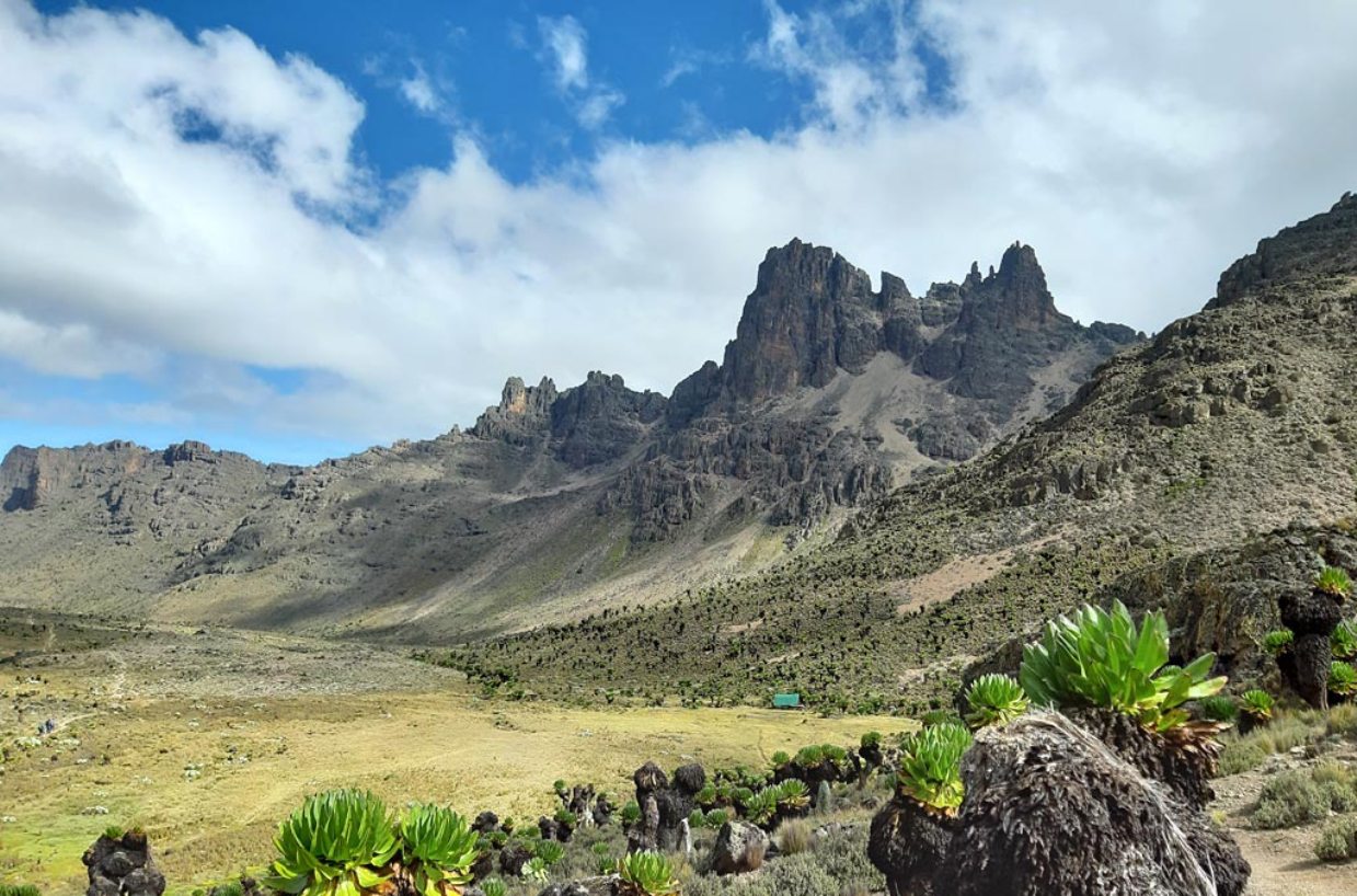 4 Days Mt Kenya Hiking: Sirimon - Chogoria Route